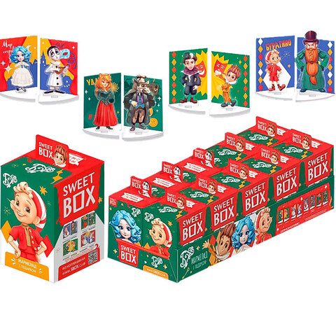 ФИЛЬМ БУРАТИНО SWEET BOX Мармелад с подарком в коробочке 1кор*12бл*10шт, 10гр