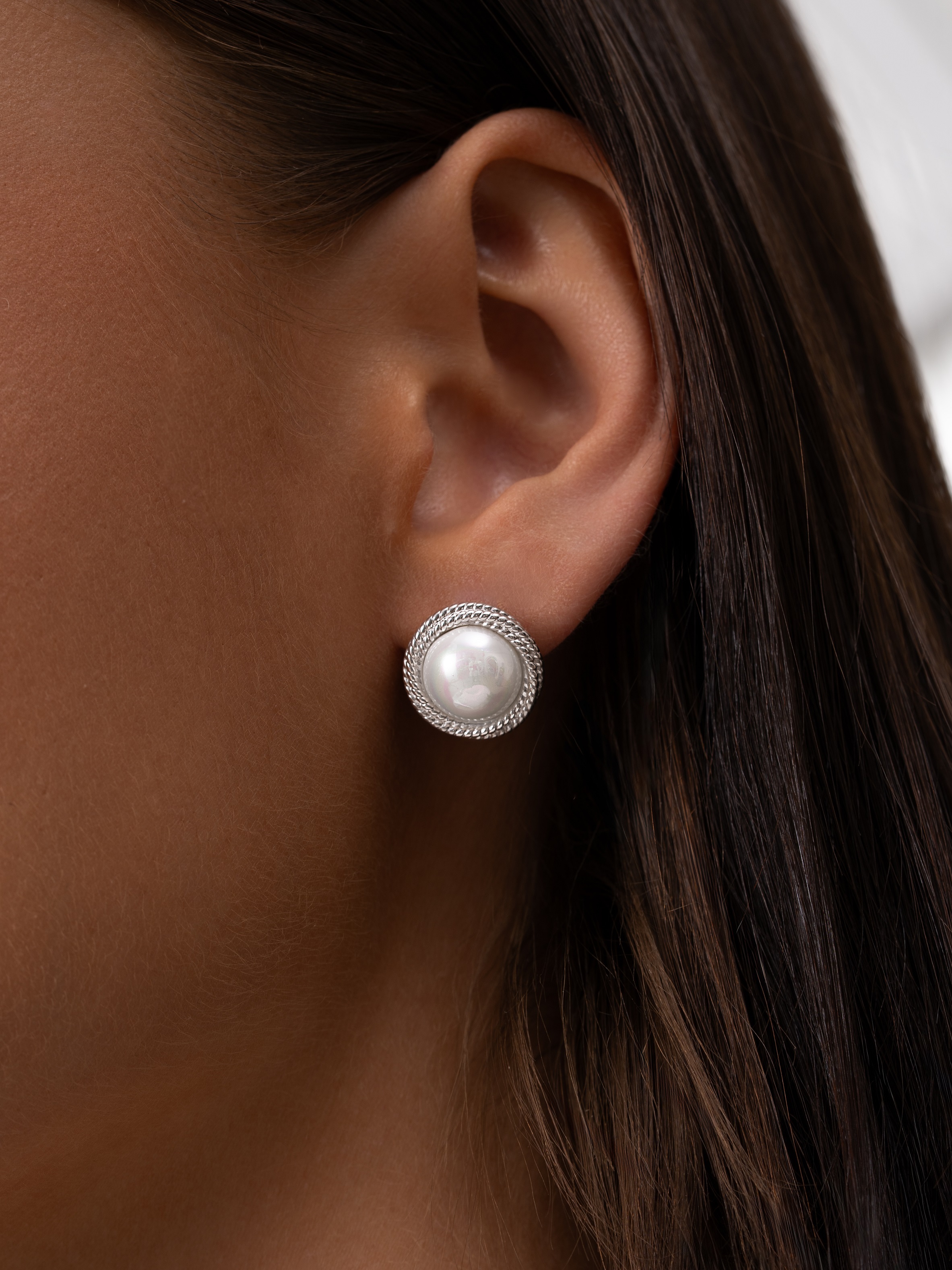 Серьги Жемчужные