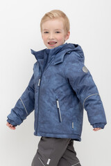 куртка  для мальчика  ВК 36102/н/1 ГР (122-146)