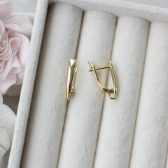 УЦЕНКА!!! Швензы 17*3 мм с английским замком, позолота, У105