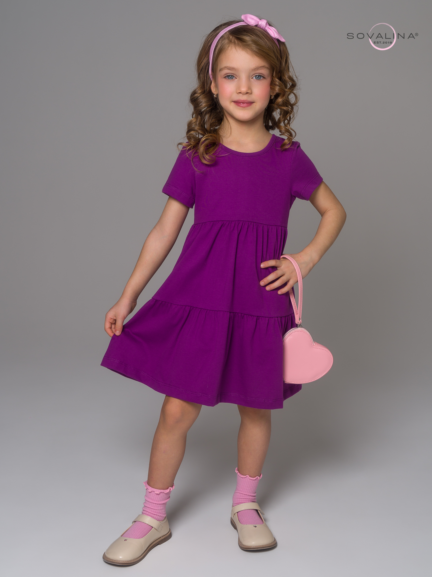 Платье Тия слива new