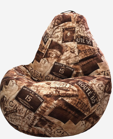 Кресло-мешок «Груша» Велюр Наска 01