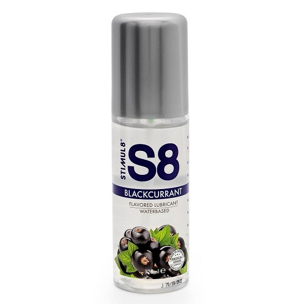 Смазка на водной основе со вкусом черной смородины Stimul8 S8 Flavored Lube 125мл
