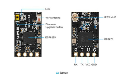Приёмник BetaFPV ELRS Nano Receiver 2.4 GHz