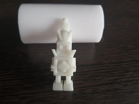 Силиконовый молд Робот малый 3 D