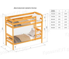 Двухъярусная кровать КАНТРИ