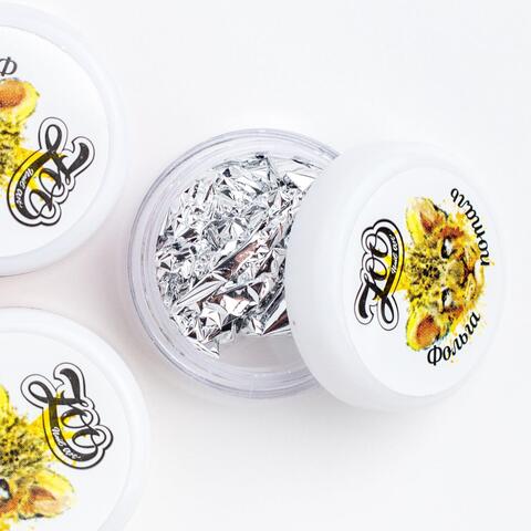 Zoo  Фольга поталь 14*14 см серебро