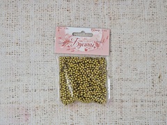 Бусины пришивные, 15 гр, d 3 мм, пр-во Китай