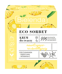 ECO SORBET Pineapple - крем для лица увлажняющий с эффектом осветления, 50 мл