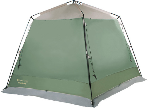 Картинка шатер Btrace Highland Зеленый/Бежевый - 6