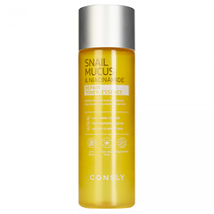 Consly Тонер-эссенция с муцином улитки и ниацинамидом - Snail mucus & niacinamide repair, 200мл, шт