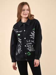 Куртка женская джинсовая