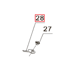 Запчасть №28 для PAG-PC84. Пружина отбоя