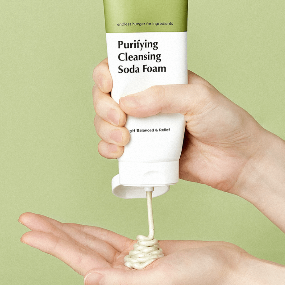 Cleansing soda foam