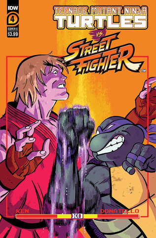 Teenage Mutant Ninja Turtles Vs Street Fighter #4 (Cover C)