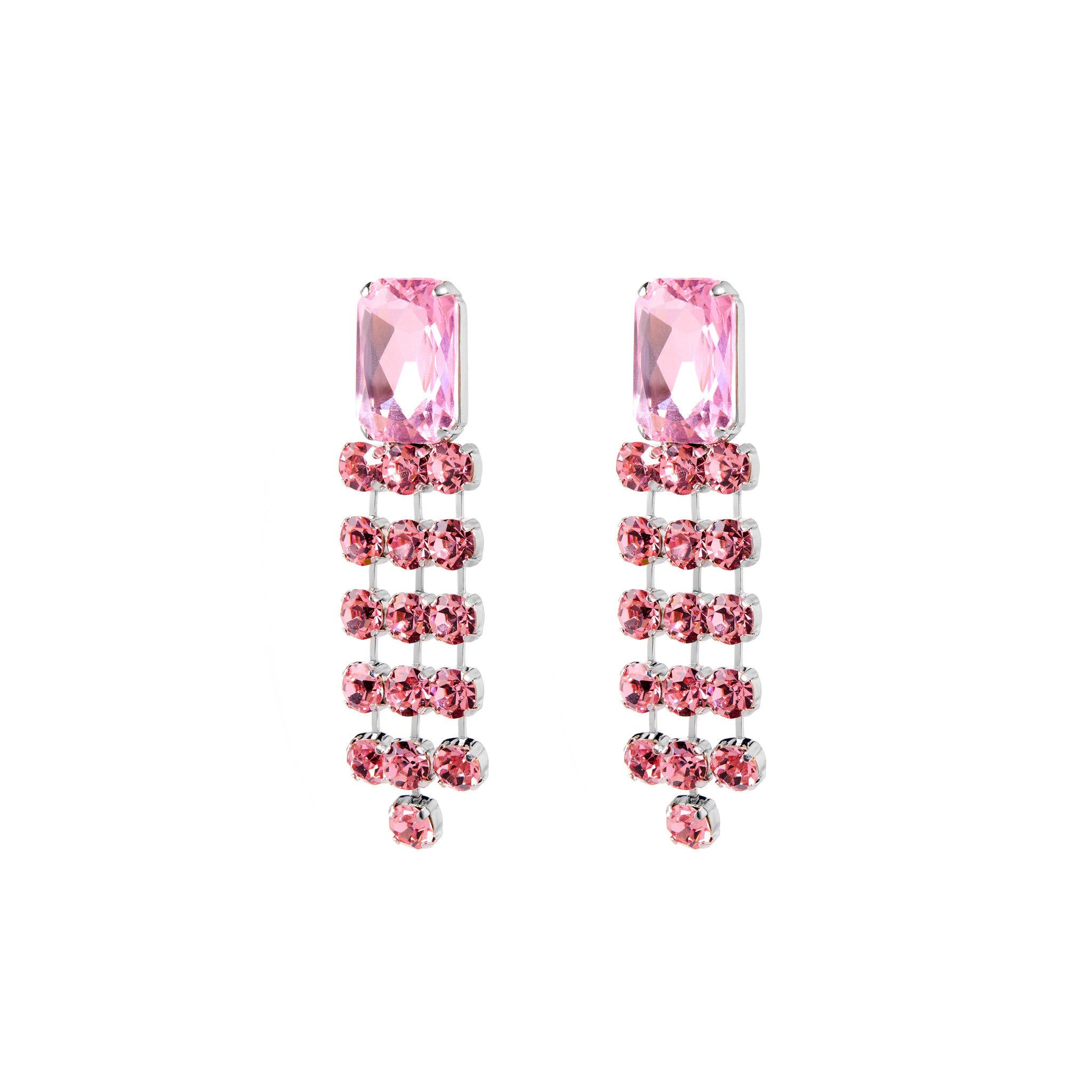 

Серьги Pink Crystal Earrings