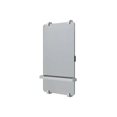 Allen Brau Полотенцесушитель электрический Infinity 80x44 с рейлингом и креплением, серебро браш фото