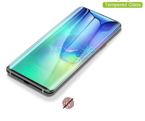 UV Защитное стекло 3D на весь экран 0,33 мм 9H Nano Optics для Samsung Galaxy S10 (полный клей) (Прозрачное)