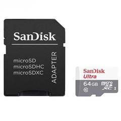 Карта памяти microSDXC 64GB SanDisk Class 10 Ultra UHS-I