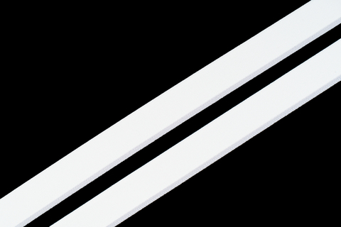 Резинка широкая, белая/серая полоса 25 мм, Германия