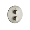Gessi 38777#149 Gessi Emporio Via tortona Внешние части для термостатического смесителя на 2 позиции, цвет: Finox Brushed Nickel