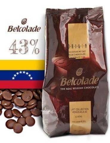 Молочный шоколад Белколад / Belcolade 43% Венесуэла