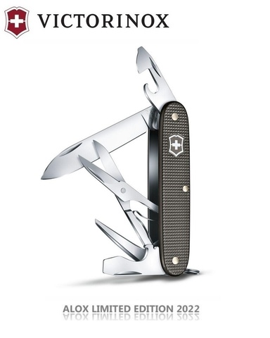 Нож складной Victorinox Pioneer X Alox LE 2022, 93 mm, Thunder Grey (0.8231.L22)