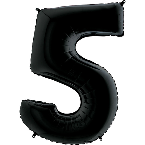 Цифра «5» чёрная
