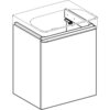 Geberit Smyle Square 500.365.JL.1 Шкафчик для раковины, с одной дверцей, песчаный глянец / Высокоглянцевое покрытие