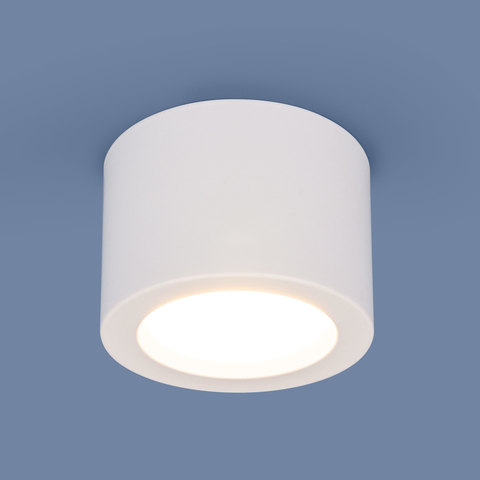 Накладной потолочный светодиодный светильник Elektrostandard DLR026 6W белый матовый