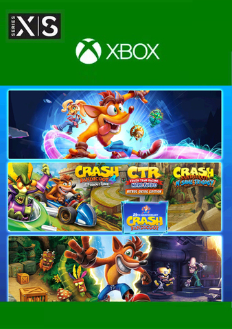 Crash Bandicoot Bundle - Юбилейный набор 25 лет  (Xbox One/Series S/X, полностью на английском языке) [Цифровой код доступа]