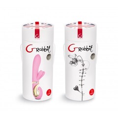 Вибратор с клиторальным отростком Gvibe – Grabbit, 18 см