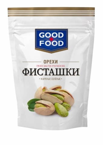 Фисташки жареные GOOD FOOD соленые 130 гр РОССИЯ