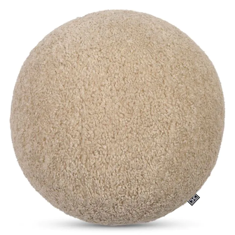 Декоративная подушка PALLA, круглая, размер L, светло-песочная