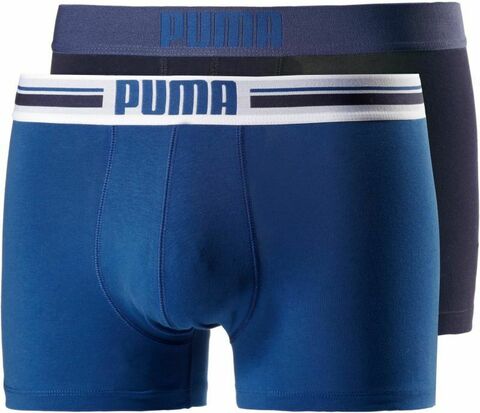 Боксерки теннисные Puma Placed Logo Boxer 2P - denim
