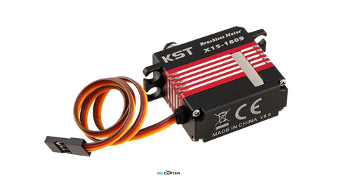 Сервопривод KST X15-1809 V8.0 HV (18.0-24.0 кг/см, 0.07-0.09сек/60°, 45г)