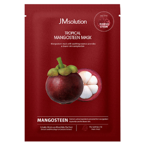 Тканевая маска для лица осветляющая JM Solution Tropical Mangosteen Mask, 30 мл