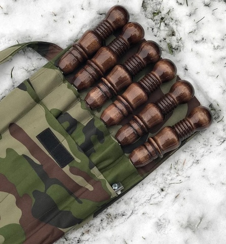 Набор шампуров Тюльпан в чехле "Камуфляж"