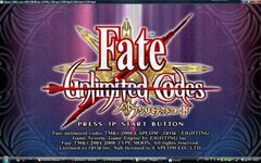 Fate/Unlimited Codes (Playstation 2)