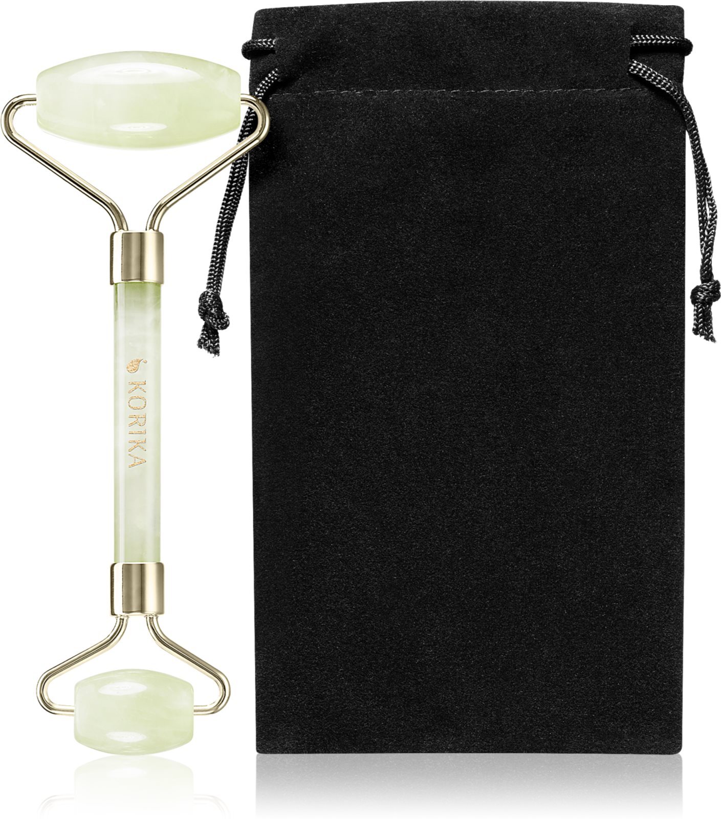 KORIKA массажный ролик для лица Tools Face Roller Green Jade Stone ...