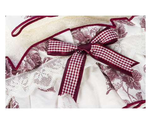 Полотенце 40х60 Old Florence Амели бордовое