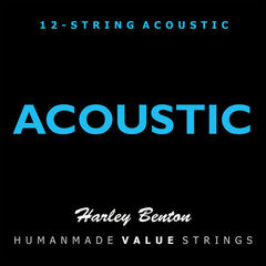 Harley Benton: Струны для 12-струнной акустической гитары Value Strings Acoustic (Бронза)