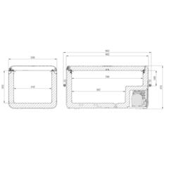 Компрессорный автохолодильник Dometic CoolFreeze CFX3 100 (12V/24V/220V, 99л)