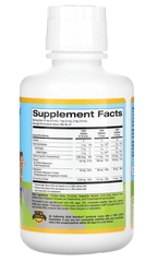 California Gold Nutrition, жидкий кальций с магнием для детей, апельсин, 473 мл.