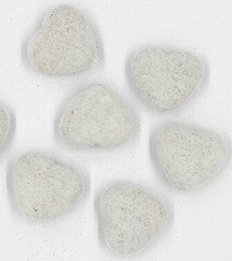 Бусины бархатные, р. 15х18х4 мм