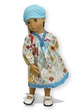 Платье этническое - На кукле. Одежда для кукол, пупсов и мягких игрушек.