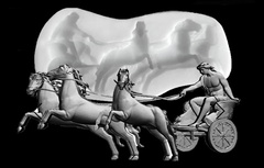 Силиконовый молд № 0205 Колесница большая