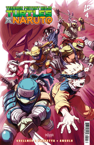 Teenage Mutant Ninja Turtles x Naruto #4 (Cover C)