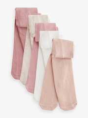 Колготки для малышей Next K84-720, 5 шт., Бежевый, Розовый