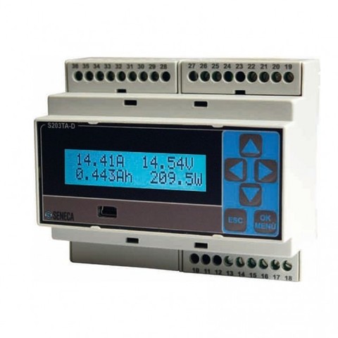 Трехфазный анализатор с подключением трансформатора тока, 1xAO, 1xDO, RS485 ModBUS RTU